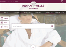 Tablet Screenshot of cityofindianwells.org